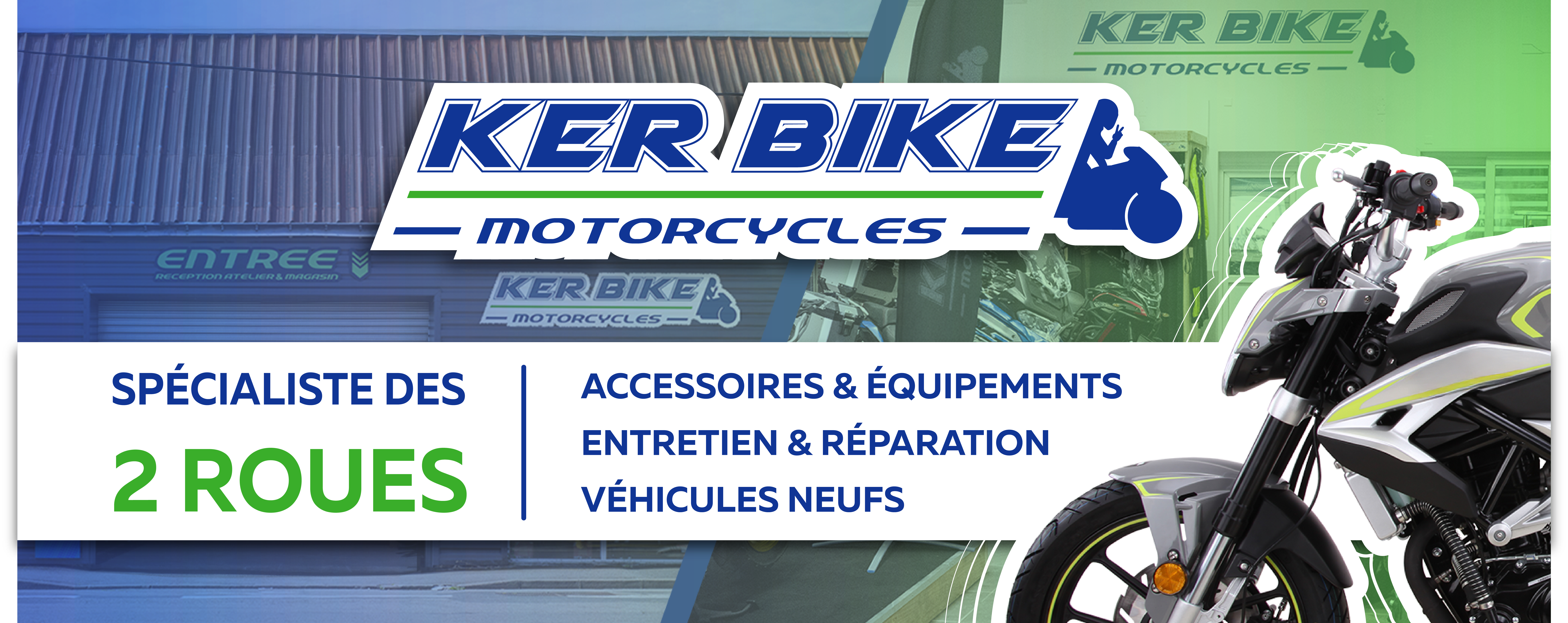 Kerbike : pièces moto et moto neuves